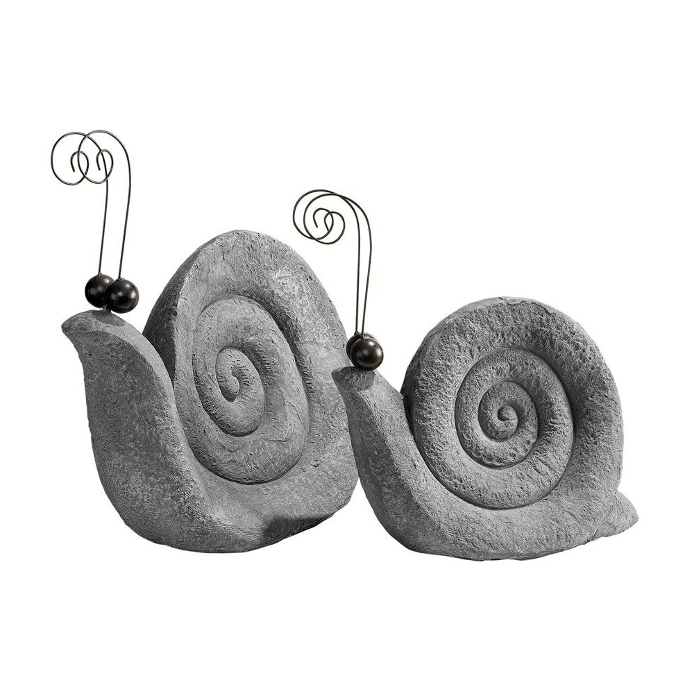Design Toscano S/2 At A Snails Pace Statues Design Toscano S/2 At A Snails Pace Statues