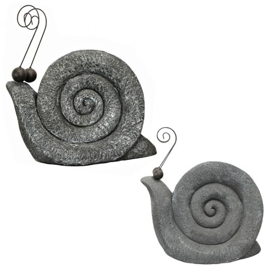 Design Toscano S/2 At A Snails Pace Statues