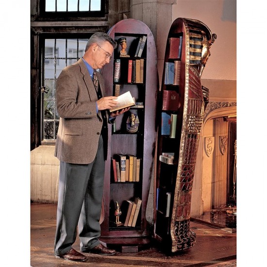 Design Toscano King Tut Sarcophagus Bookshelves