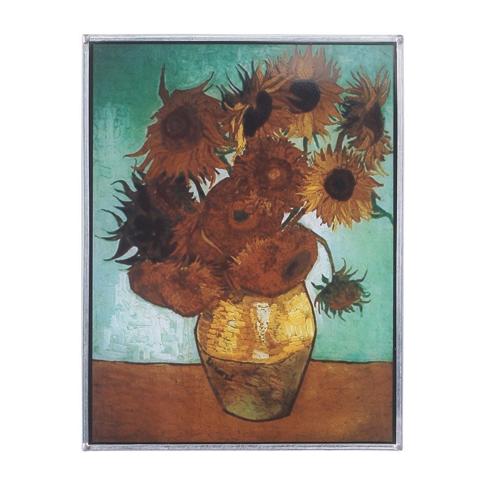 Design Toscano Van Goghs Sunflowers 1888 Art Glass