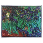 Design Toscano Van Goghs Irises 1889 Art Glass