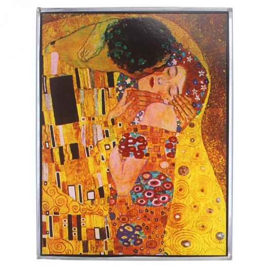 Design Toscano Klimts The Kiss 1908 Art Glass