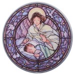 Design Toscano Little Boy Guardian Angel Art Glass