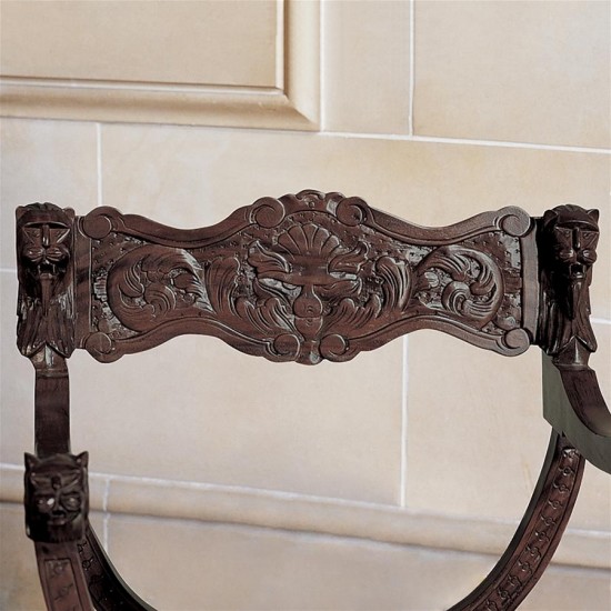 Design Toscano Medieval Cross Frame Chair