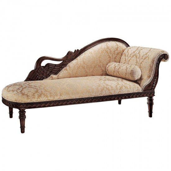 Design Toscano Swan Fainting Couch Right Version