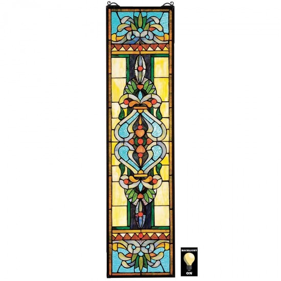 Design Toscano Blackstone Hall Stained Glass Window