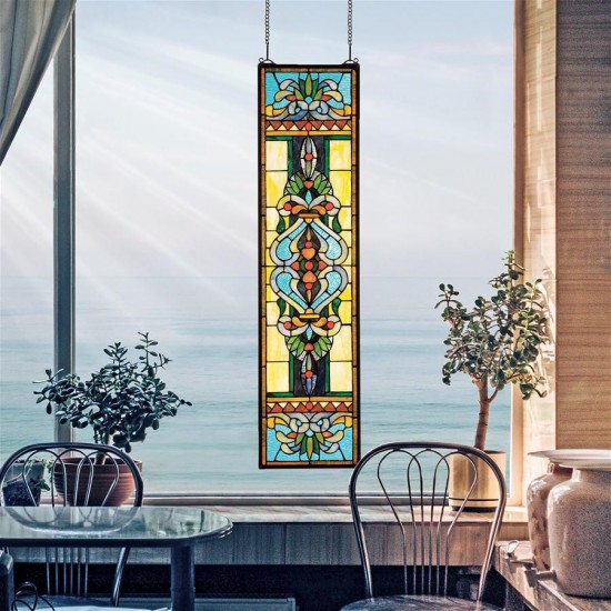 Design Toscano Blackstone Hall Stained Glass Window