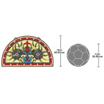 Design Toscano Palladios Stained Glass Window