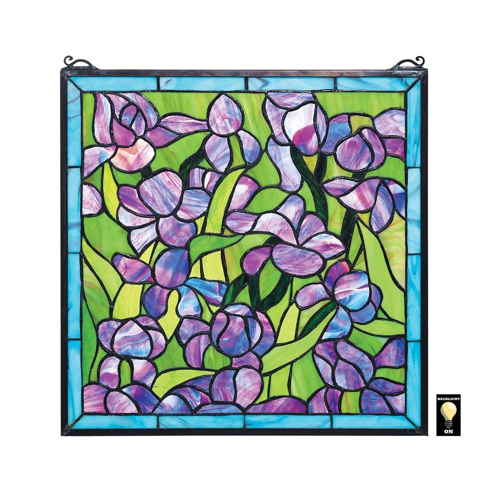 Design Toscano Van Gogh Iris Window