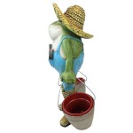 Design Toscano Buckets The Garden Frog Statue