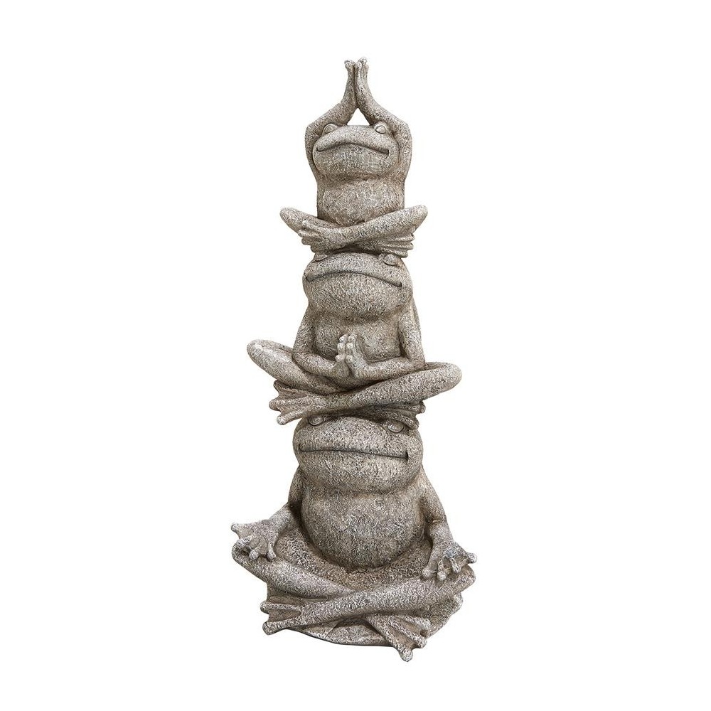 Design Toscano Tower Of Frog Power Statue