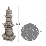 Design Toscano Tower Of Frog Power Statue