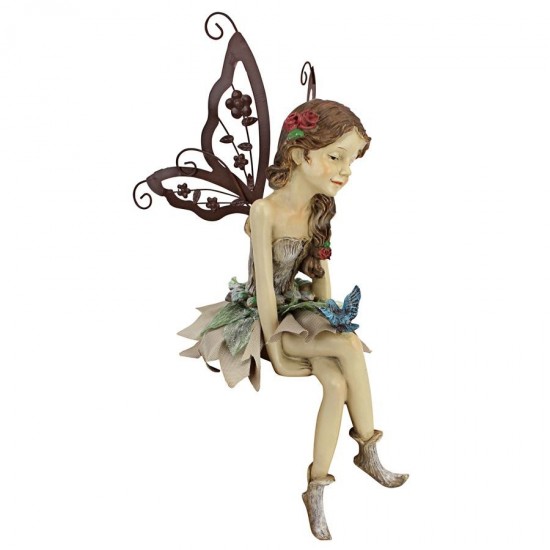 Design Toscano Fannie The Fairy Sitting Statue