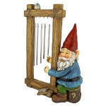 Design Toscano Ringing His Chimes Garden Gnome Statue