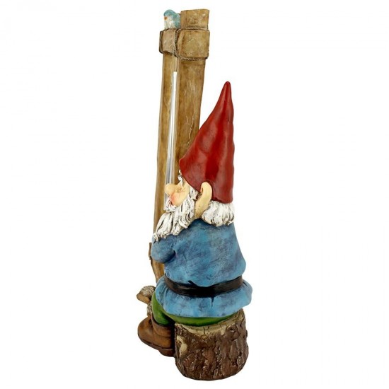 Design Toscano Ringing His Chimes Garden Gnome Statue