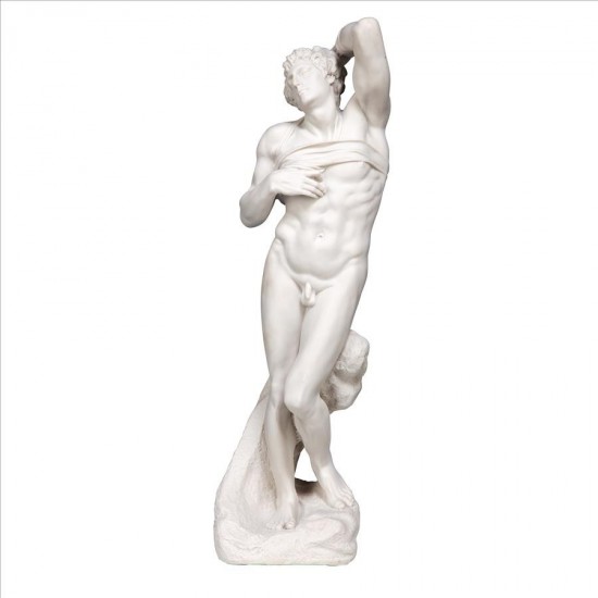 Design Toscano Large Resin Dying Slave Statue