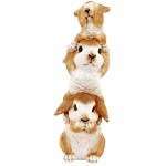 Design Toscano Stacked Hear See Speak No Evil Rabbit Statue