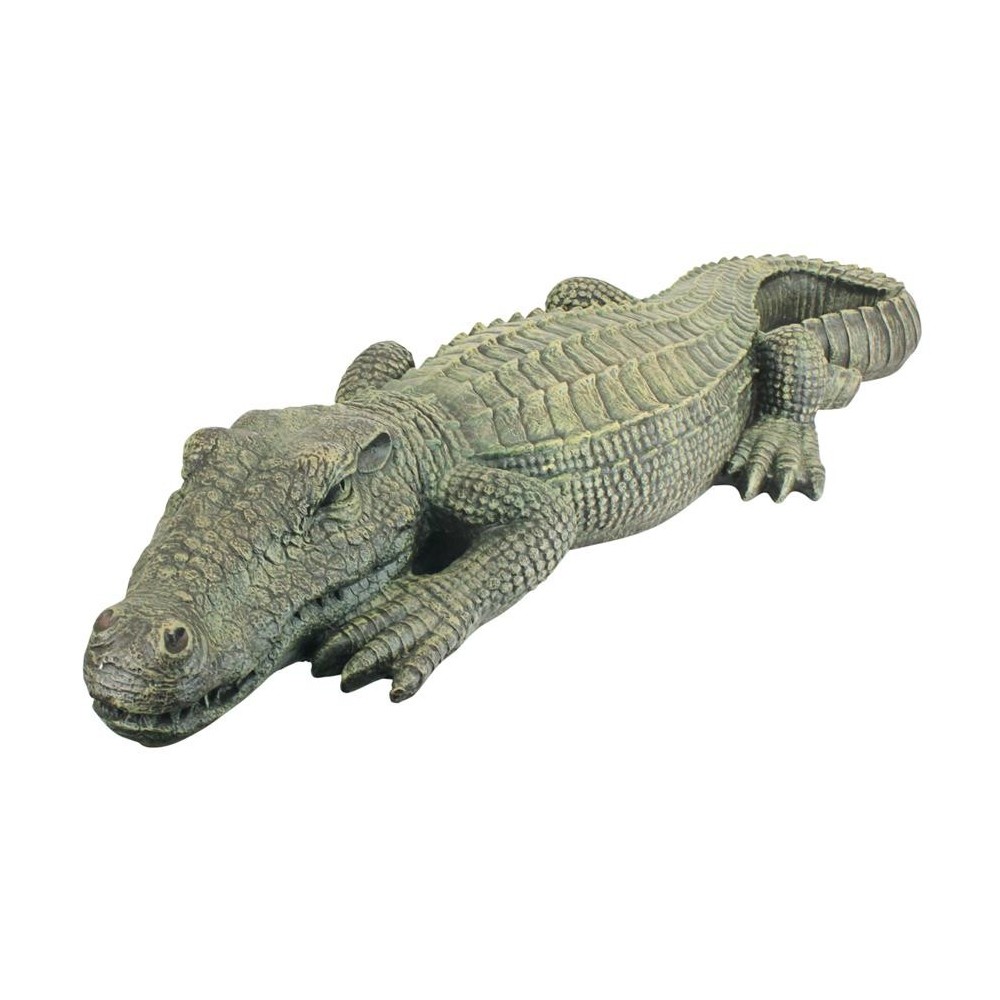 Design Toscano Swamp Beast Crocodile Statue