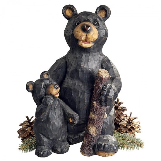 Design Toscano Black Forest Bear Pair