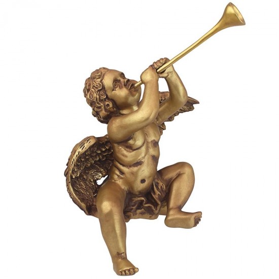 Design Toscano Trumpeting Boy Angel