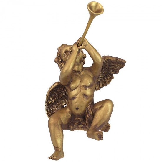 Design Toscano Trumpeting Boy Angel