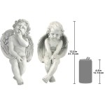 Design Toscano S/ Meditation & Contemplation Cherubs