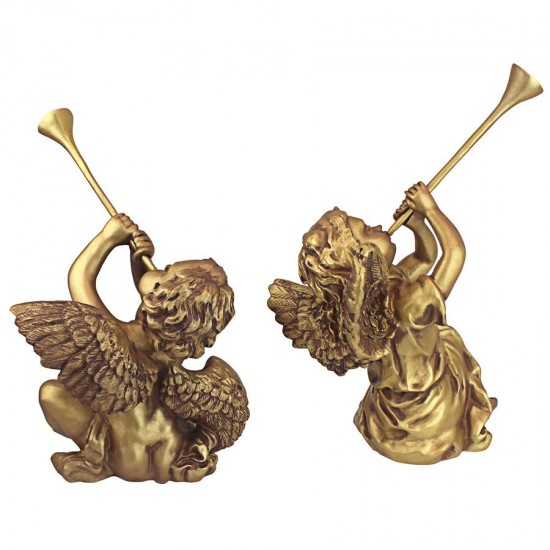 Design Toscano S/2 Trumpeting Angels
