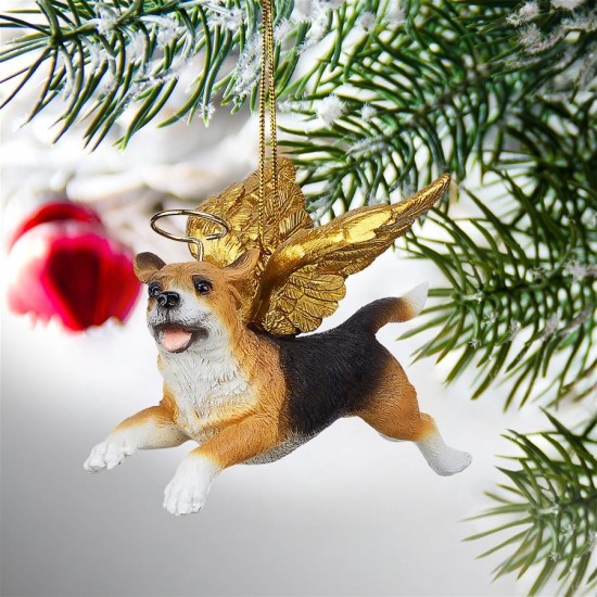 Design Toscano Angel Beagle Ornament