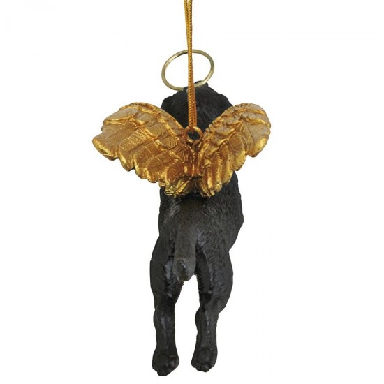Design Toscano Angel Black Lab Dog Ornament