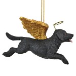 Design Toscano Angel Black Lab Dog Ornament