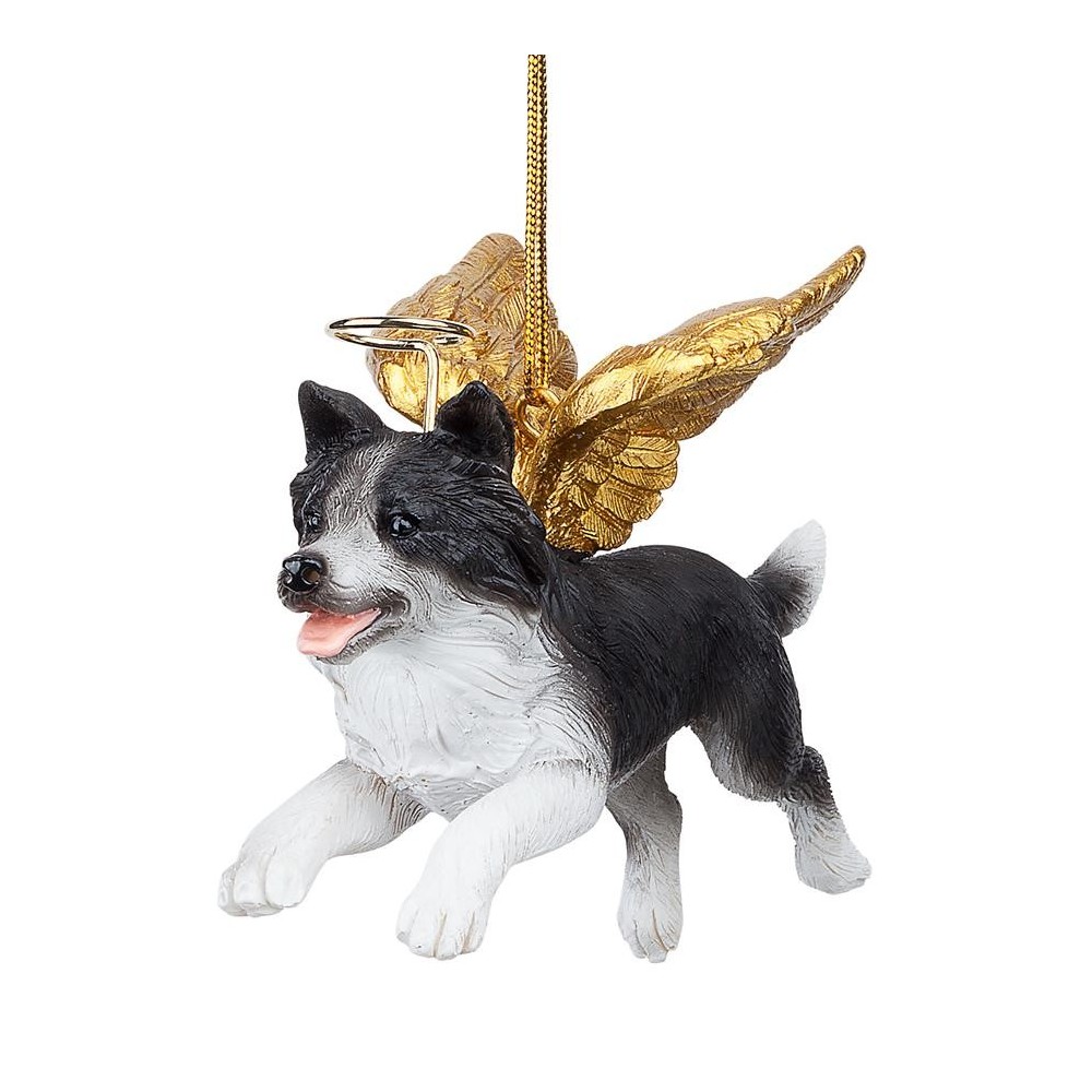 Design Toscano Angel Border Collie Ornament Design Toscano Angel Border Collie Ornament