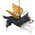 Design Toscano Angel Border Collie Ornament