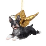 Design Toscano Angel Boston Terrier Ornament