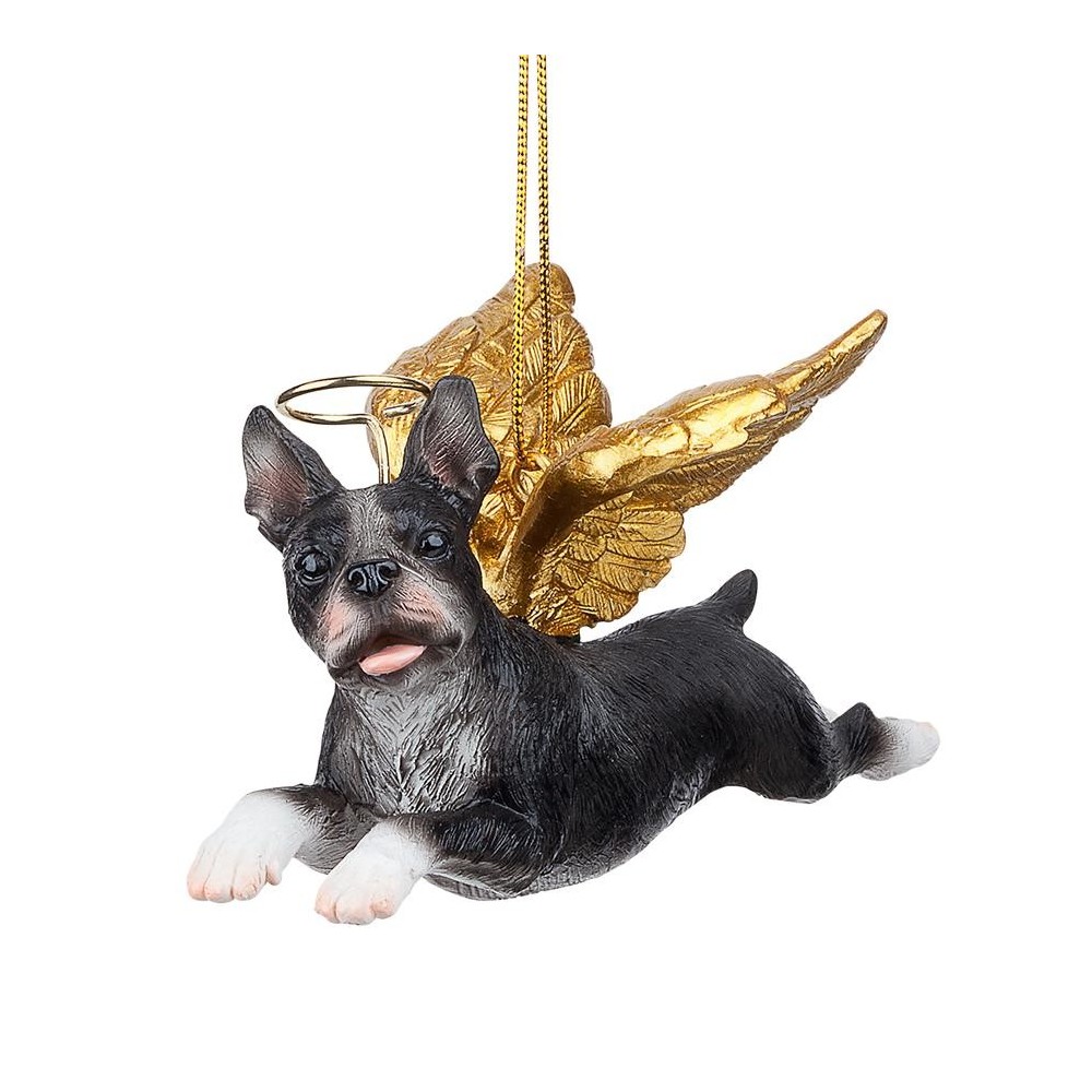 Design Toscano Angel Boston Terrier Ornament