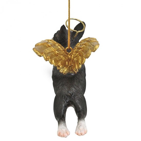 Design Toscano Angel Boston Terrier Ornament