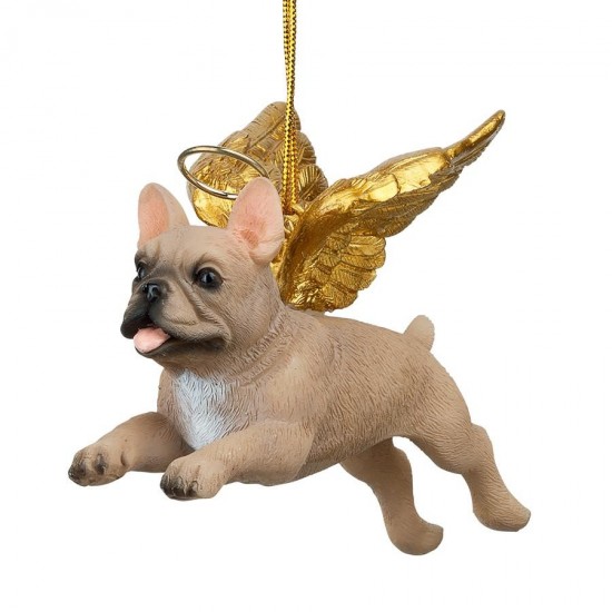 Design Toscano Angel French Bull Ornament