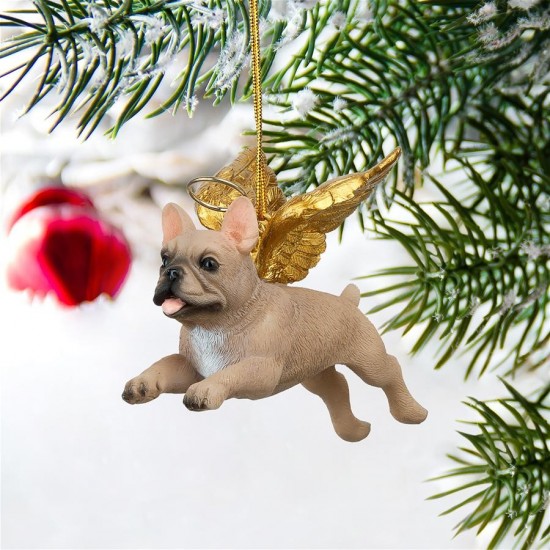 Design Toscano Angel French Bull Ornament