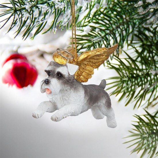 Design Toscano Angel Mini Schnauzer Ornament