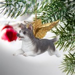 Design Toscano Angel Siberian Husky Ornament