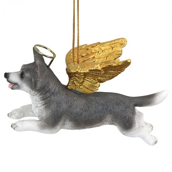 Design Toscano Angel Siberian Husky Ornament