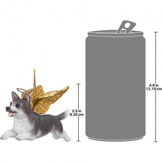 Design Toscano Angel Siberian Husky Ornament