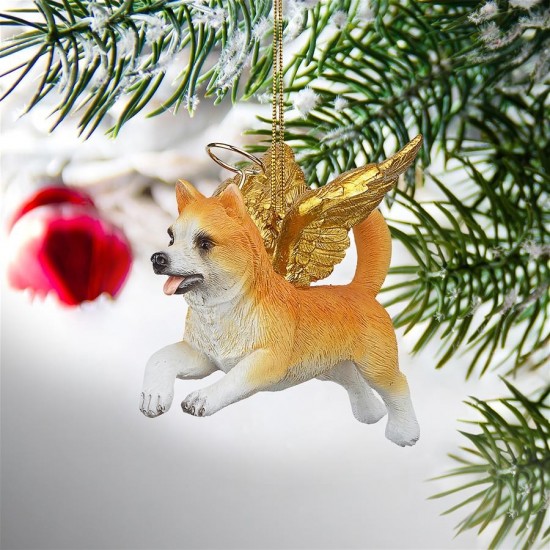 Design Toscano Angel Welsh Corgi Ornament