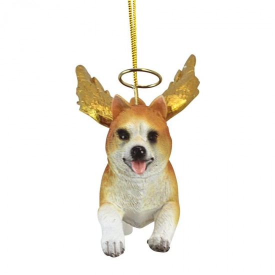 Design Toscano Angel Welsh Corgi Ornament