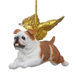 Design Toscano Angel Bulldog Ornament