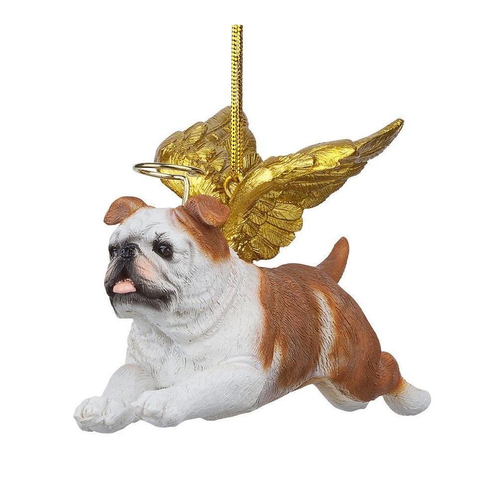 Design Toscano Angel Bulldog Ornament