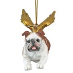 Design Toscano Angel Bulldog Ornament