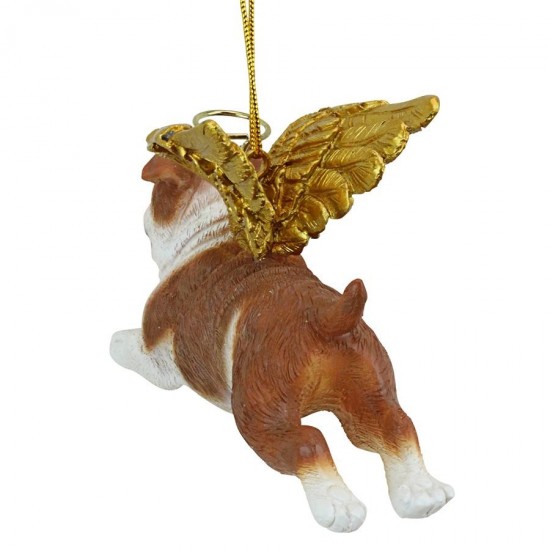 Design Toscano Angel Bulldog Ornament