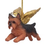 Design Toscano Angel Yorkie Ornament