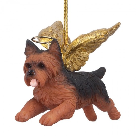 Design Toscano Angel Yorkie Ornament