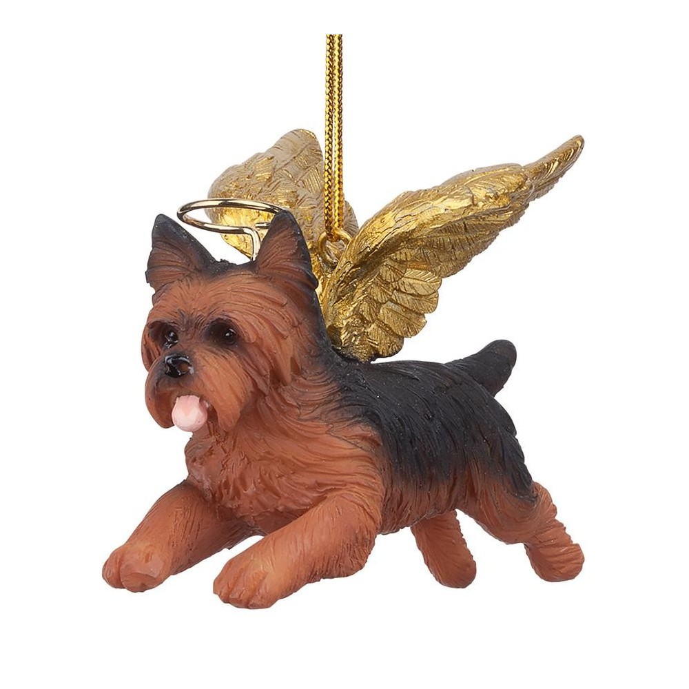 Design Toscano Angel Yorkie Ornament